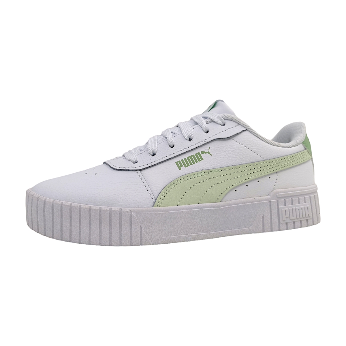 Puma Carina 2.0 Jr. 386185 Weiß 0015 white/ green