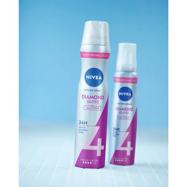 NIVEA Diamond Gloss Care Hold 4 hab 150ml