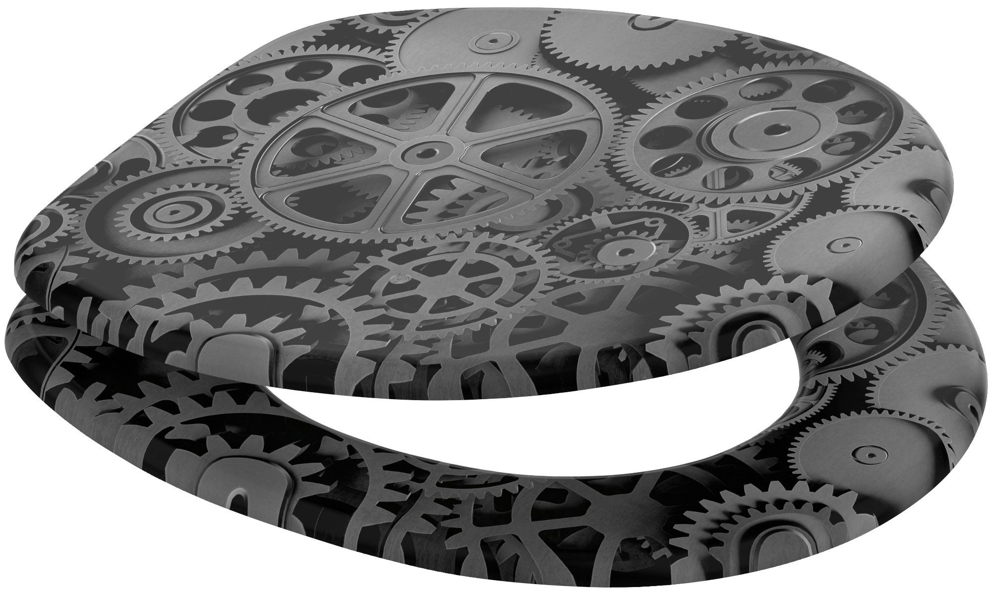Sanilo WC-Sitz Gears, mit Absenkautomatik, BxL: 37,7 x 42,0 - 47,0 cm