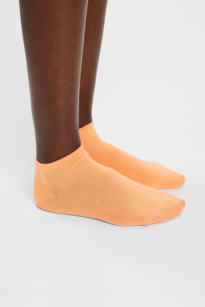 2er-Pack bunter Sneakersocken, Bio-Baumwolle