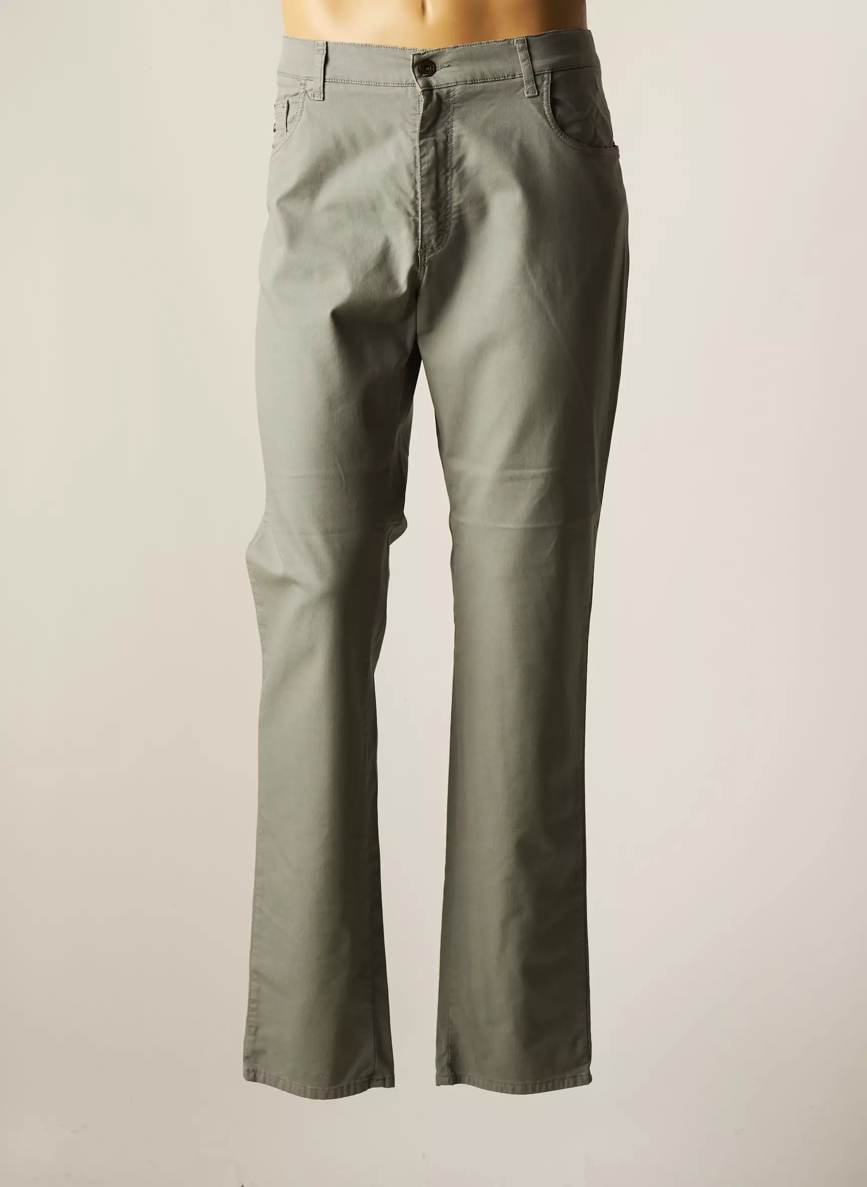 Lcdn Pantalons Droits Homme couleur vert