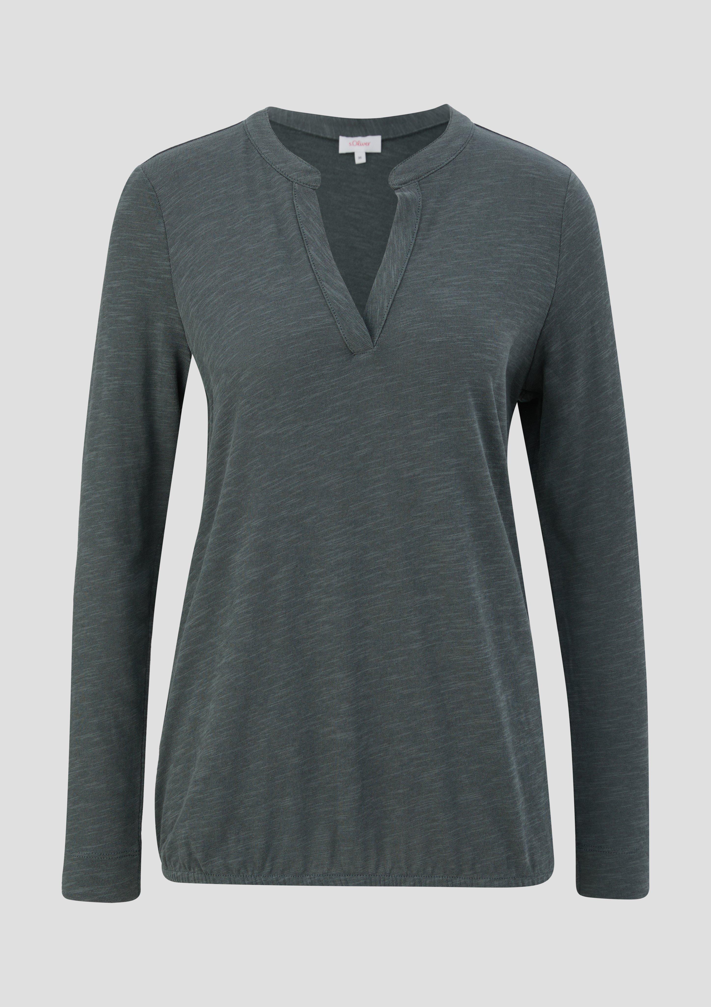 Longsleeve mit Flammgarnstruktur  2138228-7909