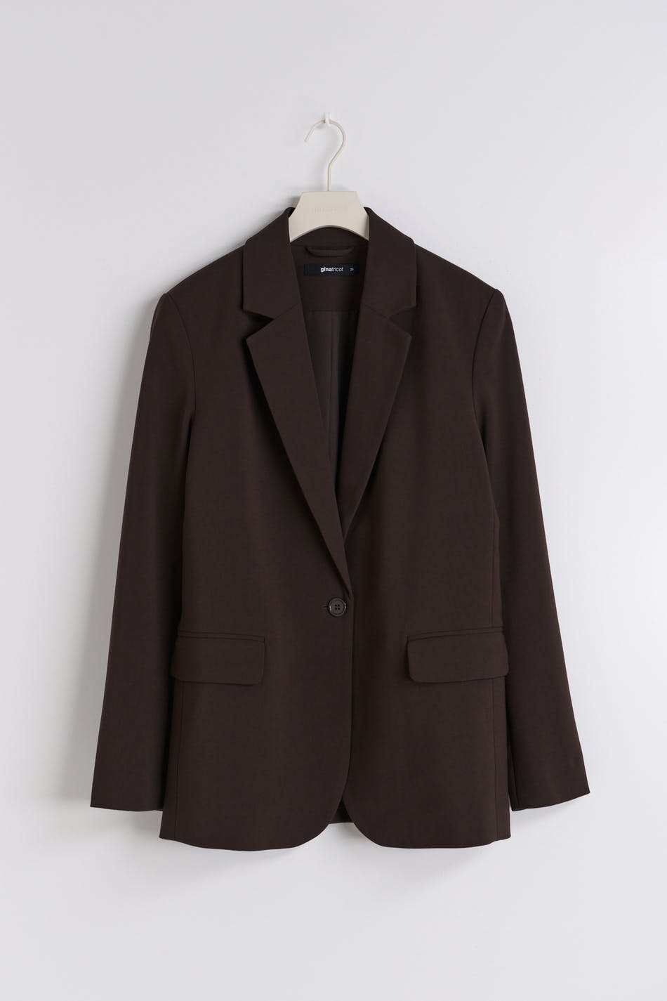 Straight regular blazer