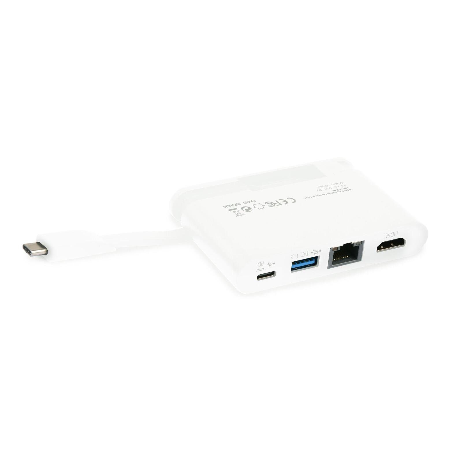 DICOTA Laptop-Dockingstation Dicota USB-C Portable Docking 4-in-1