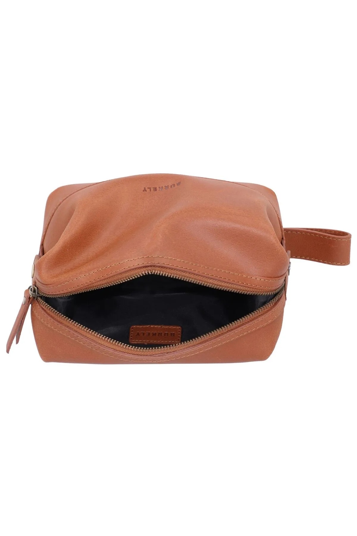 Burkely  Vintage Kulturbeutel Leder 23 cm