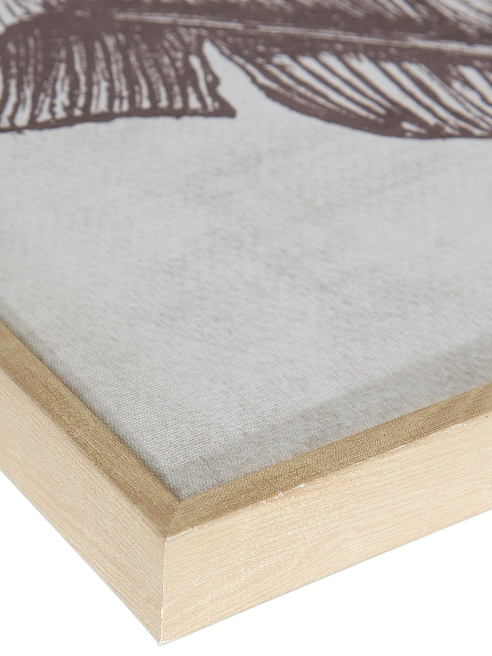 Leavata Leinwand-Druck-gerahmt, Beige