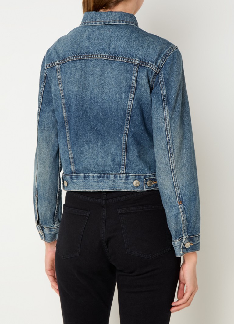 Jachetă din denim Ralph Lauren cu buzunare la piept