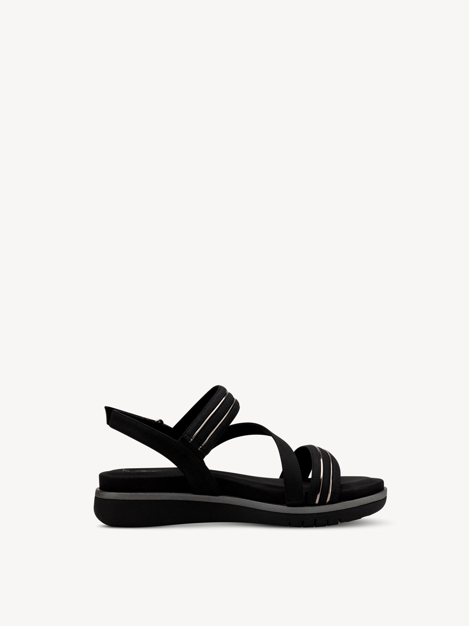 Sandale à talon - noir