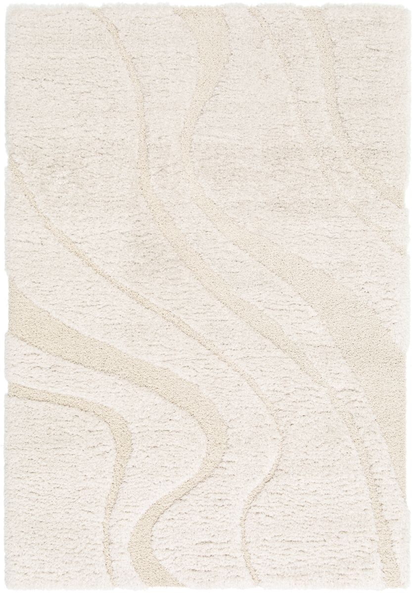 Webteppich Relief Cream 120 x 170 cm
