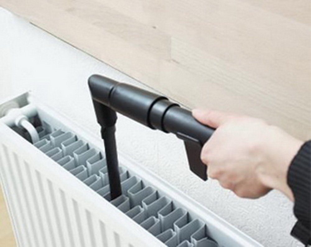 Heireis Bürsteneinheit Heizkörperreinigungssystem Heizkörper Reinigung Reinigungsbürste Heizkörperbürste Heizungsbürste Heizungsreiniger Rohrbürste Heizkörper Radiatorbürste, (6-tlg), staub- und wasserfreie Reinigung, einfaches Aufsetzen auf alle han