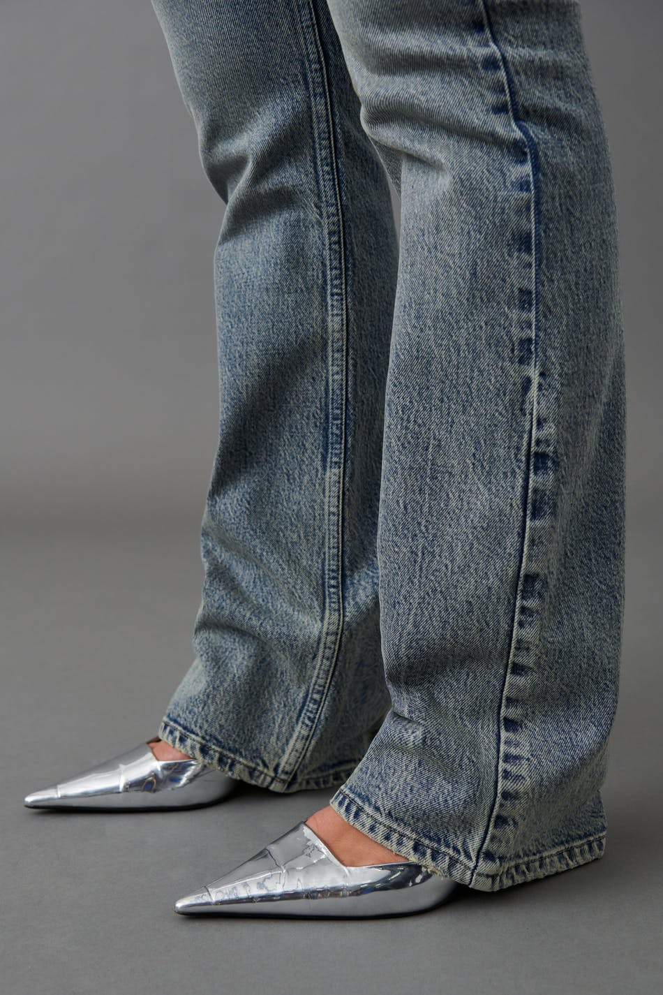 Full length flare jeans