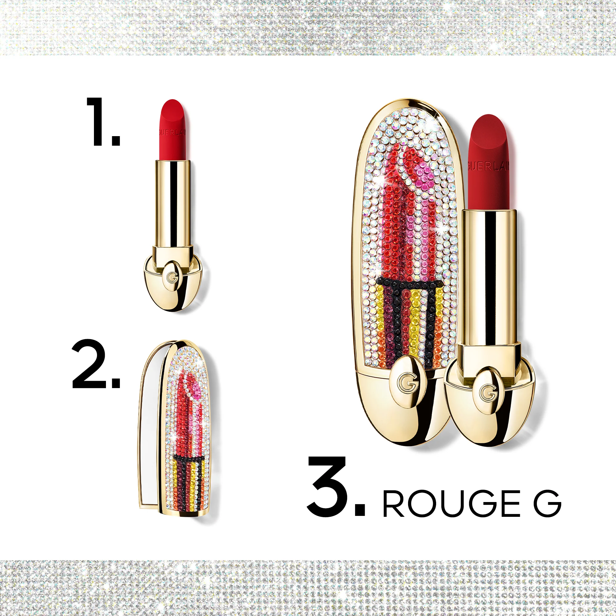 Rouge G Lips - Прилагодљиви кармин - Допуна - Кармин