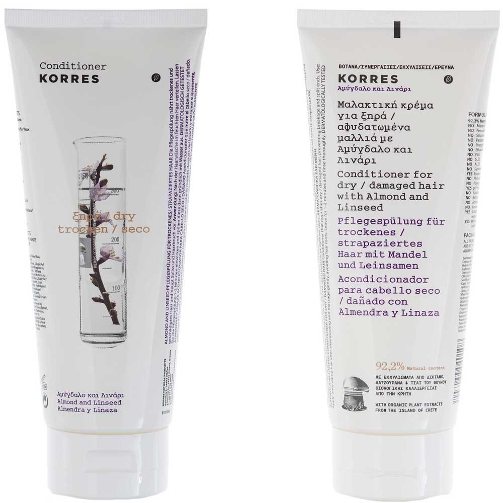 Korres Almond & Linseed Conditioner 200 ml
