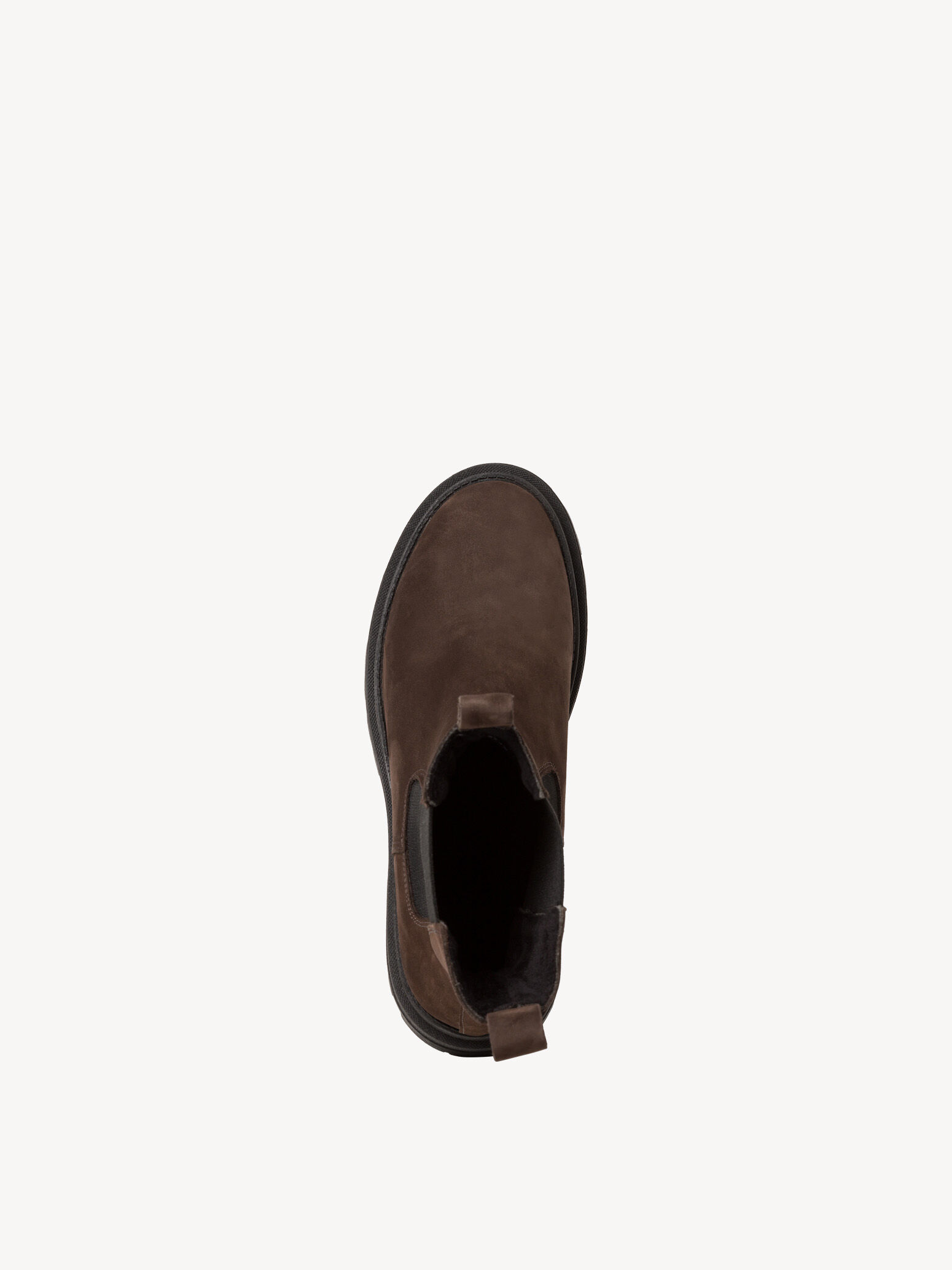 Bottine Chelsea en cuir - marron