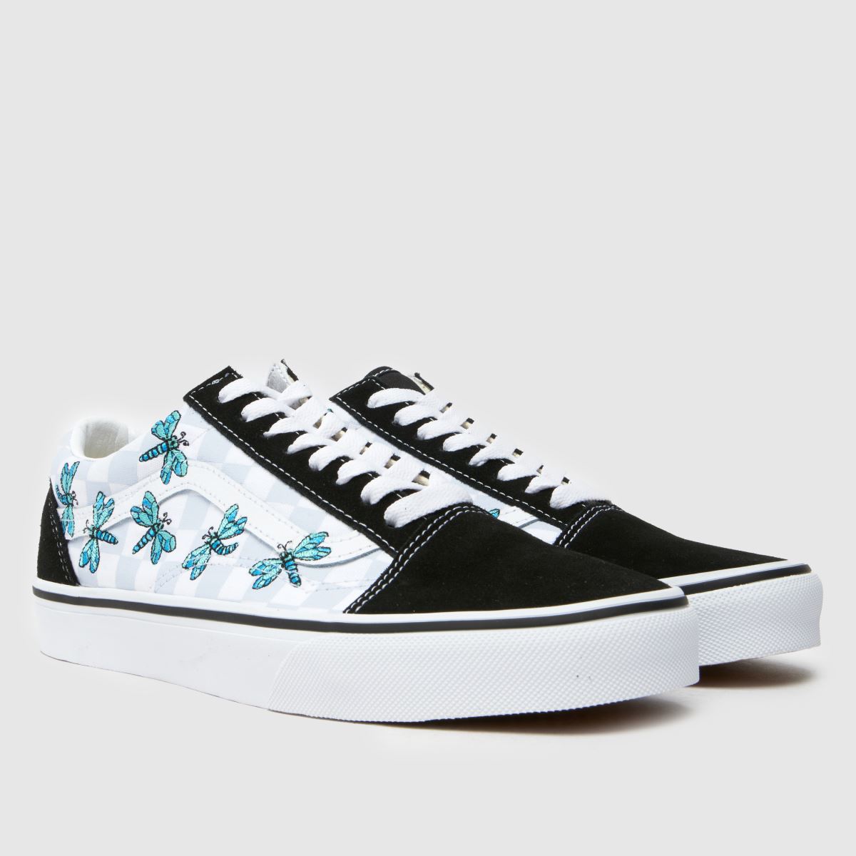 Vans Old Skool – Blå, flerfärgade sneakers