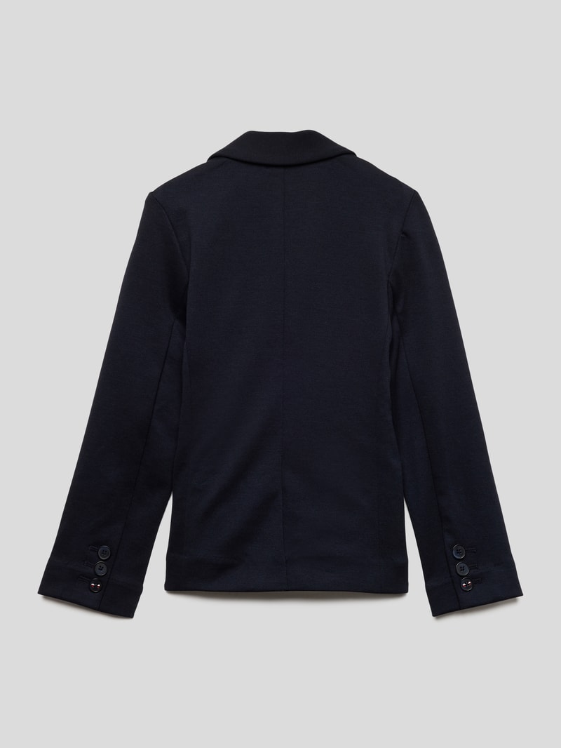 Blazer mit Viskose-Anteil in marineblau