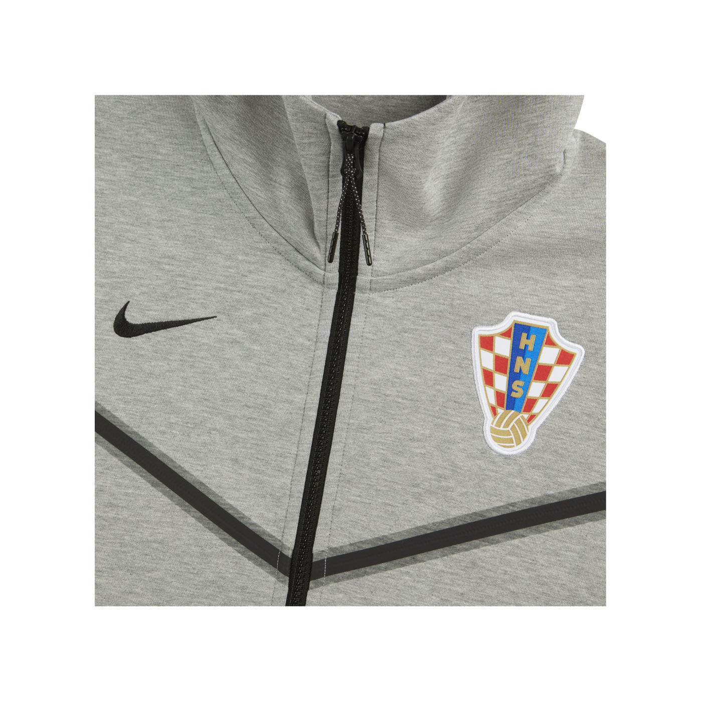 Nike Kroatien Tech Fleece Hoody Grau Schwarz F063
