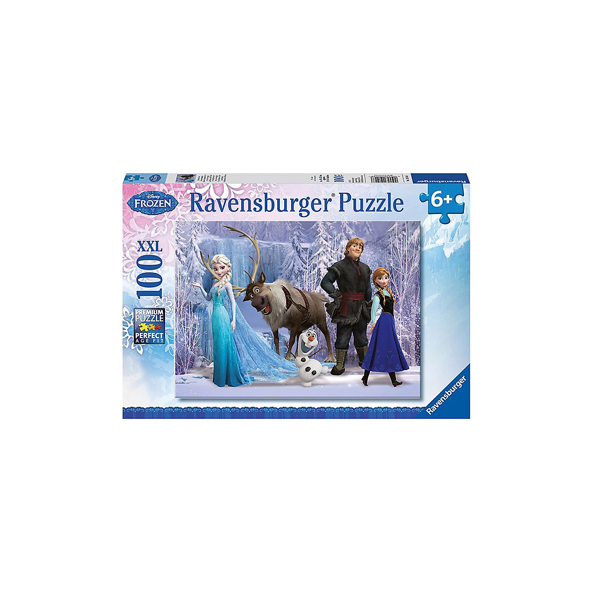 Puzzle, 100 Teile XXL, 49x36 cm,   Die Eiskönigin: Im Reich der Eiskönigin