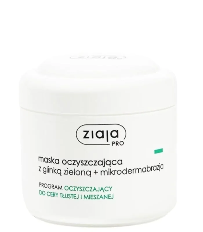 Ziaja PRO Grøn Rensende Lermaske + Mikrodermabrasion 250ml
