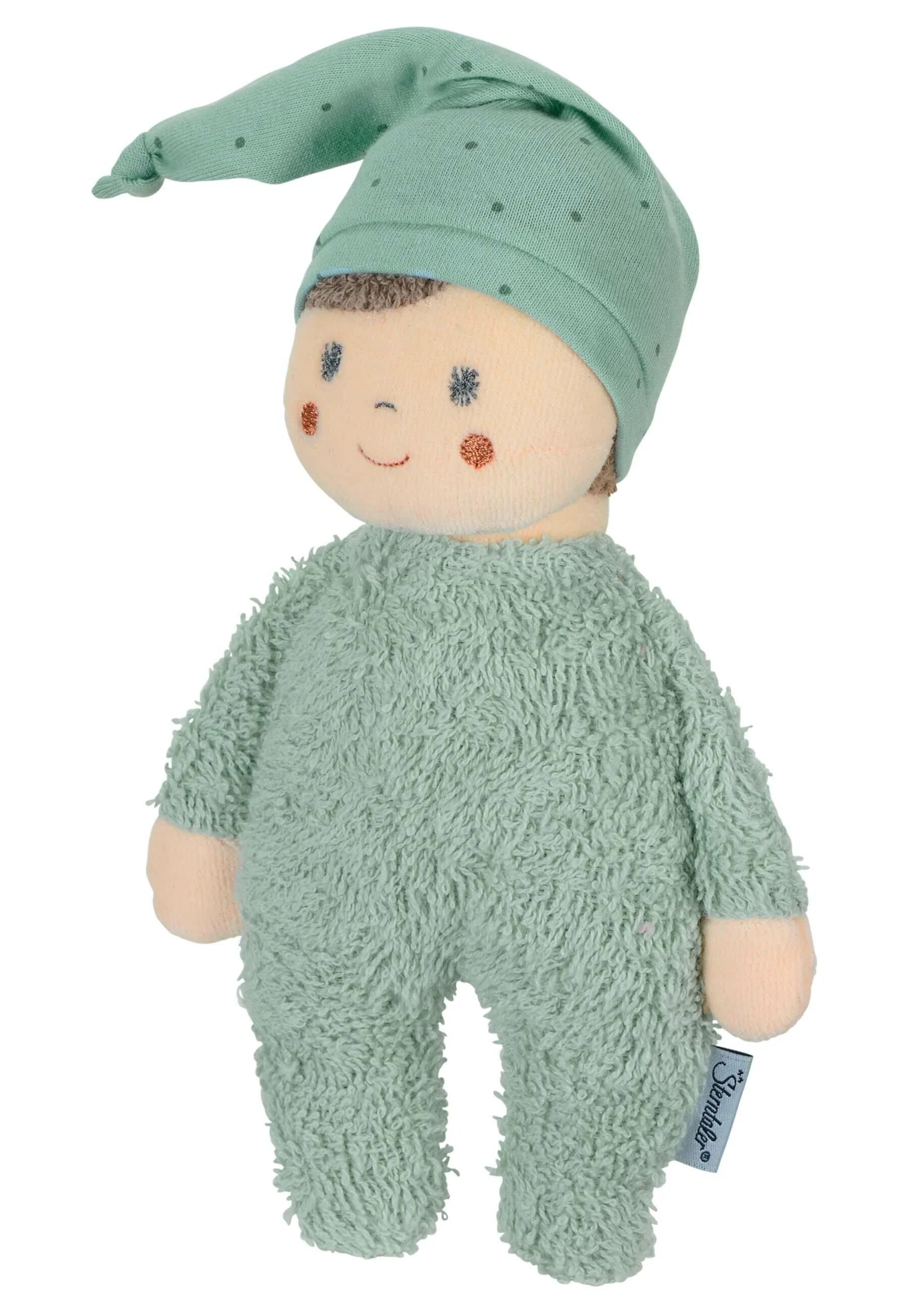 Spielpuppe Junge Maxi in Hellgrün, 22 cm