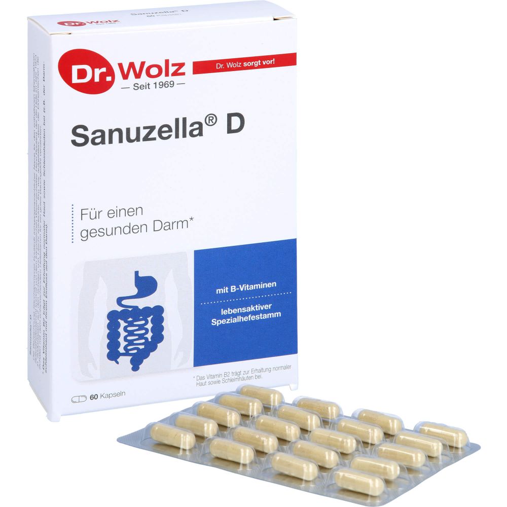 Dr.Wolz SANUZELLA D Zellulose Kapseln