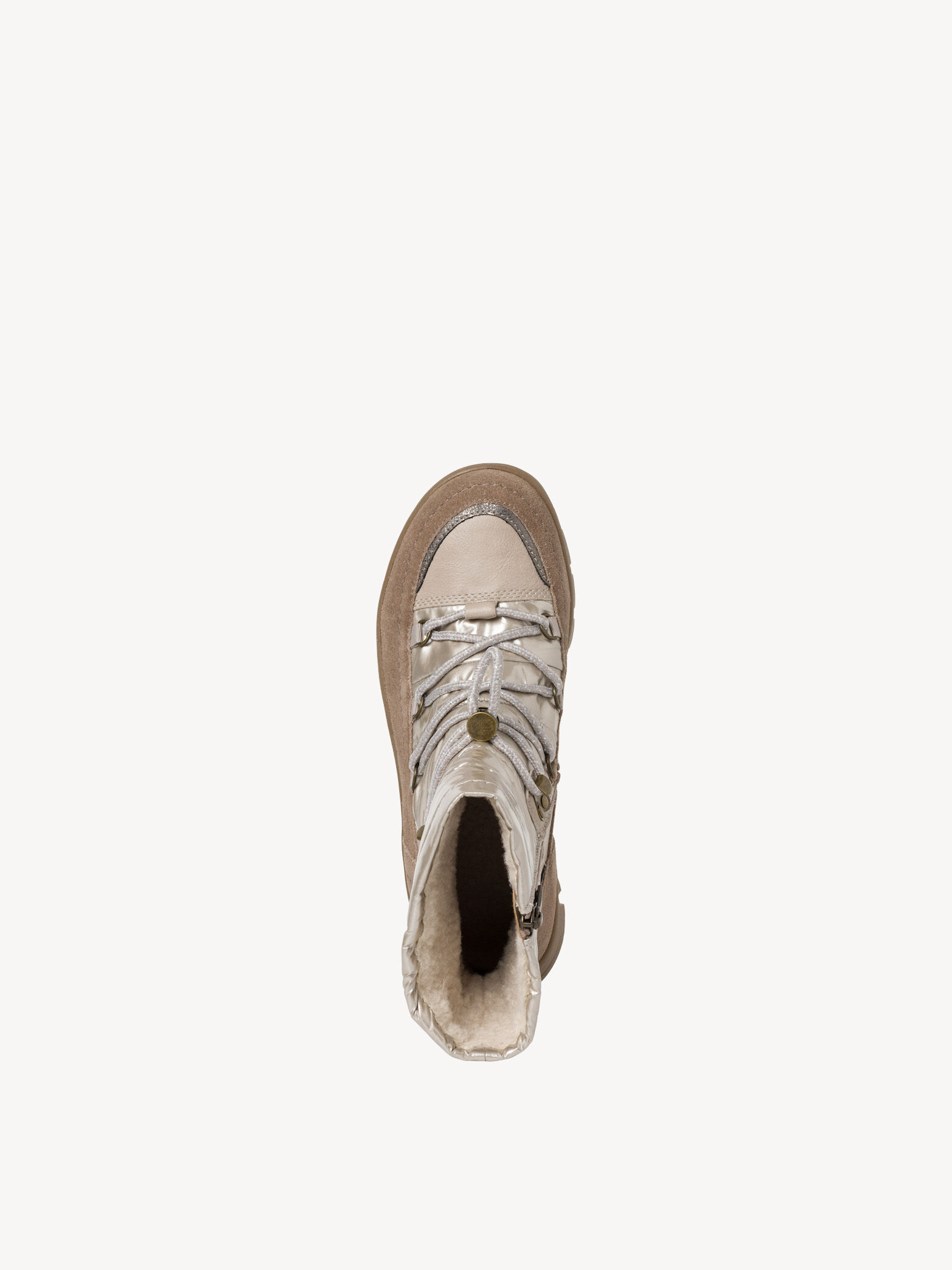 Bottine en cuir - marron