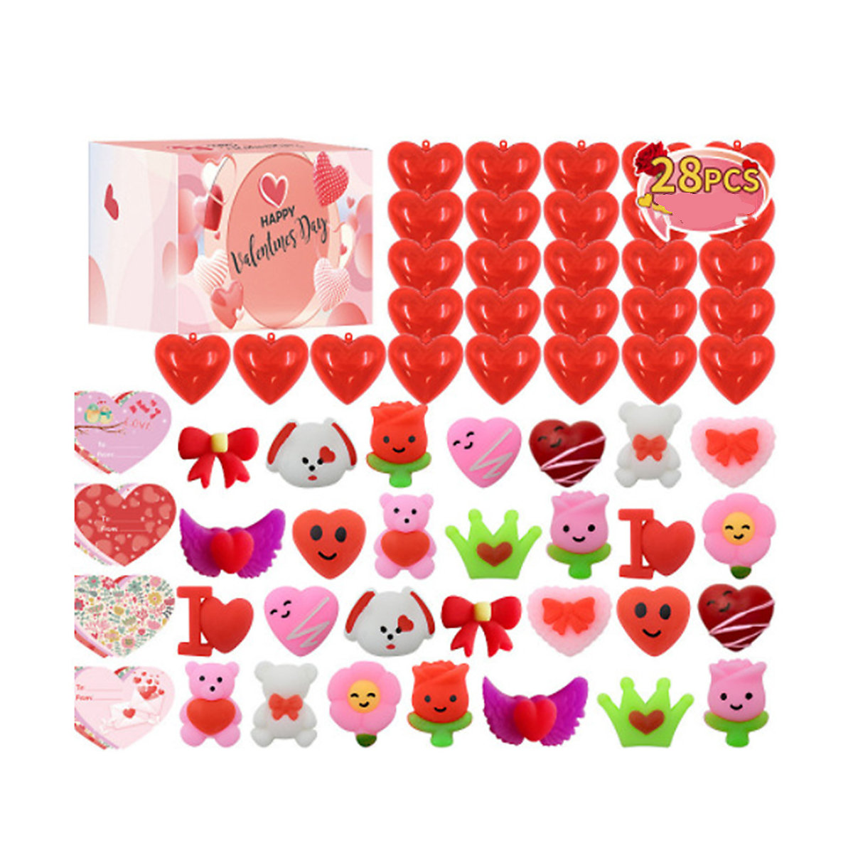 Squishy Spielzeug mit Geburtstagskarte Valentinstag Geschenk für Kinder