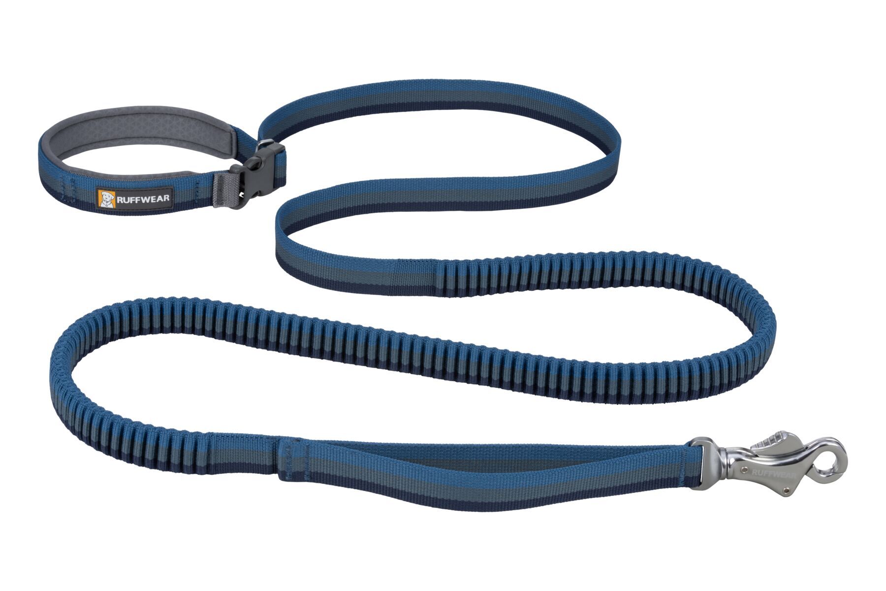 Ruffwear Hundeleinen Ruffwear Bungee Joggingleine Roamer™ blau/ blau L