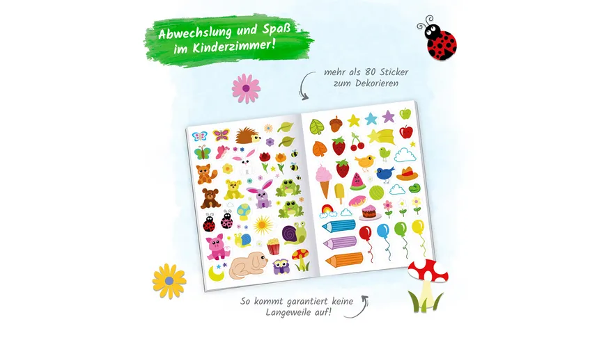Trötsch Malbuch Bastelbuch Mein erstes Mal- und Bastelbuch Lustige Tierwelt