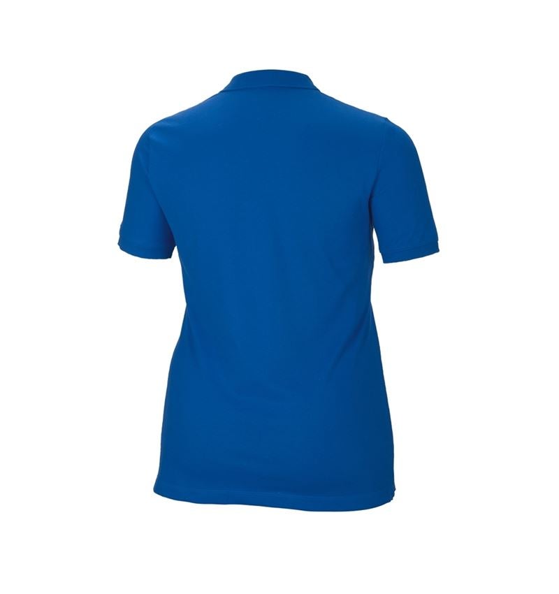 e.s. Piqué-Polo cotton stretch, Damen, plus fit