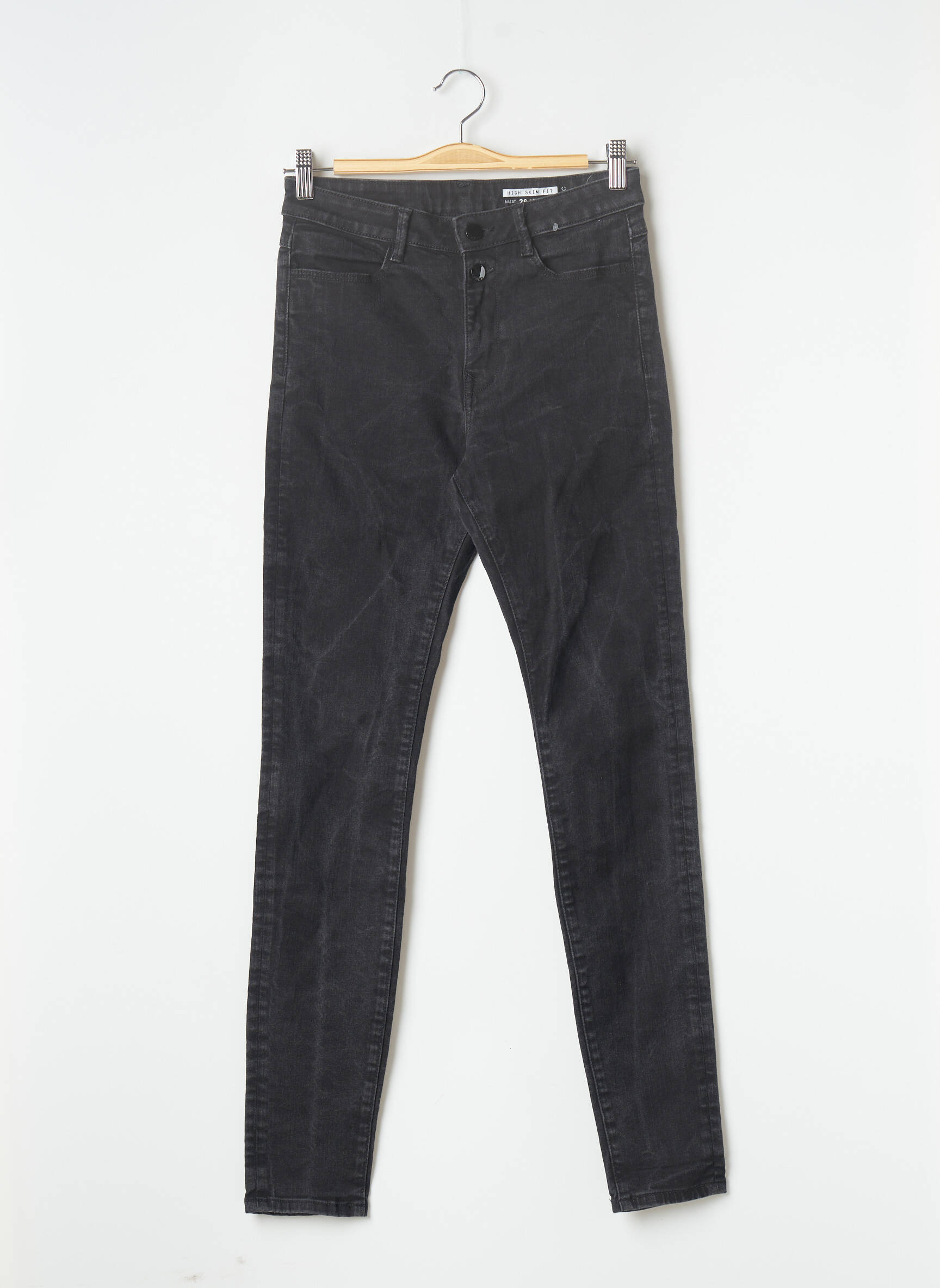 Edc By Esprit Jeans Coupe Slim Femme couleur gris
