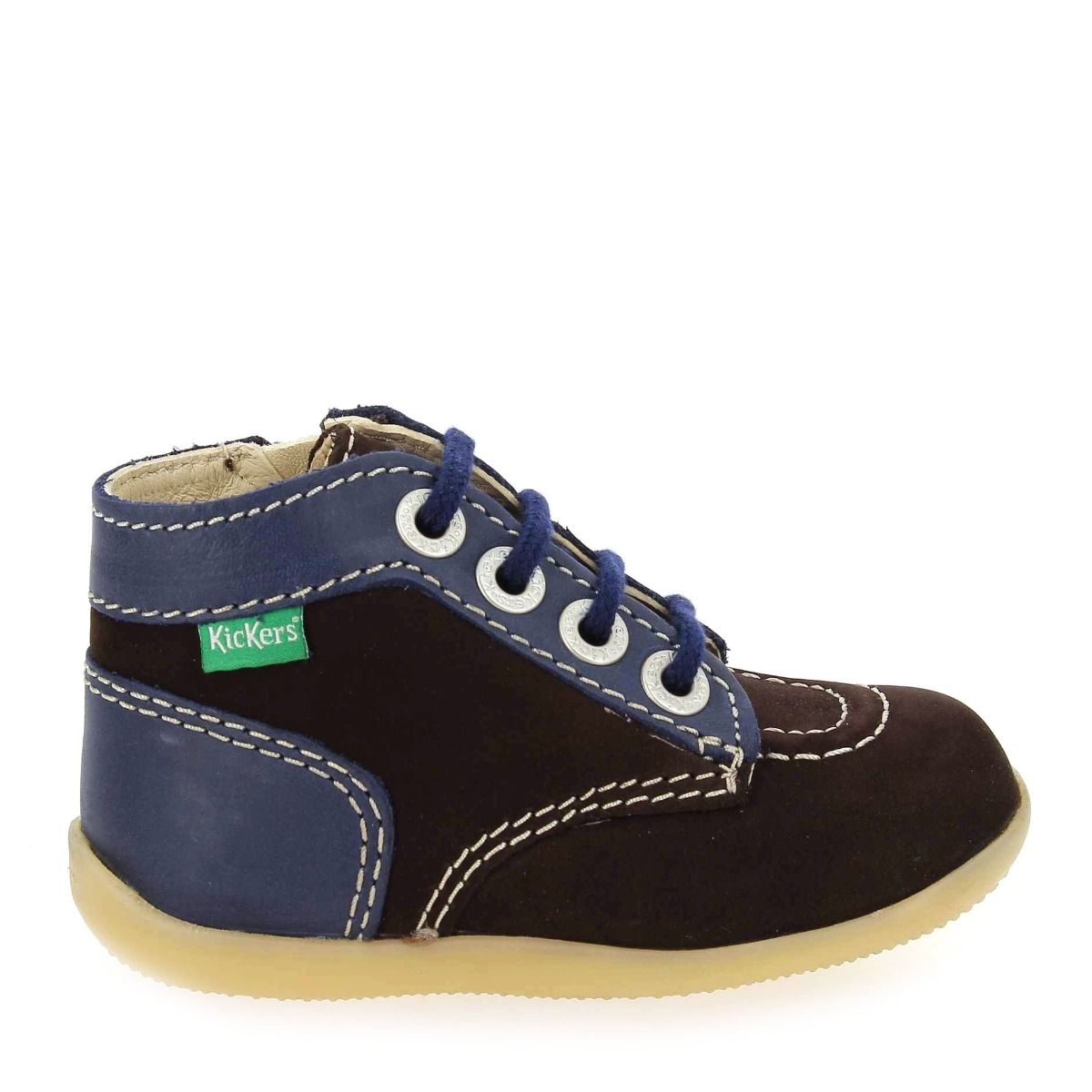 Kickers  BONZIP-2 H21 G - Marron Marine