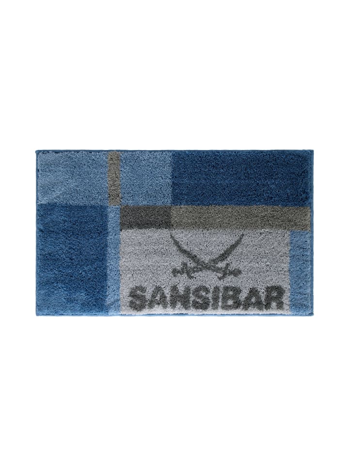 Sansibar Badteppich Cliff in Blau günstig kaufen