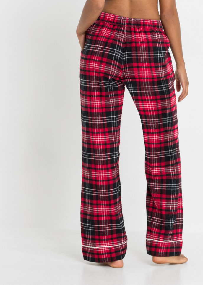 Gewebte Pyjamahose aus Flanell