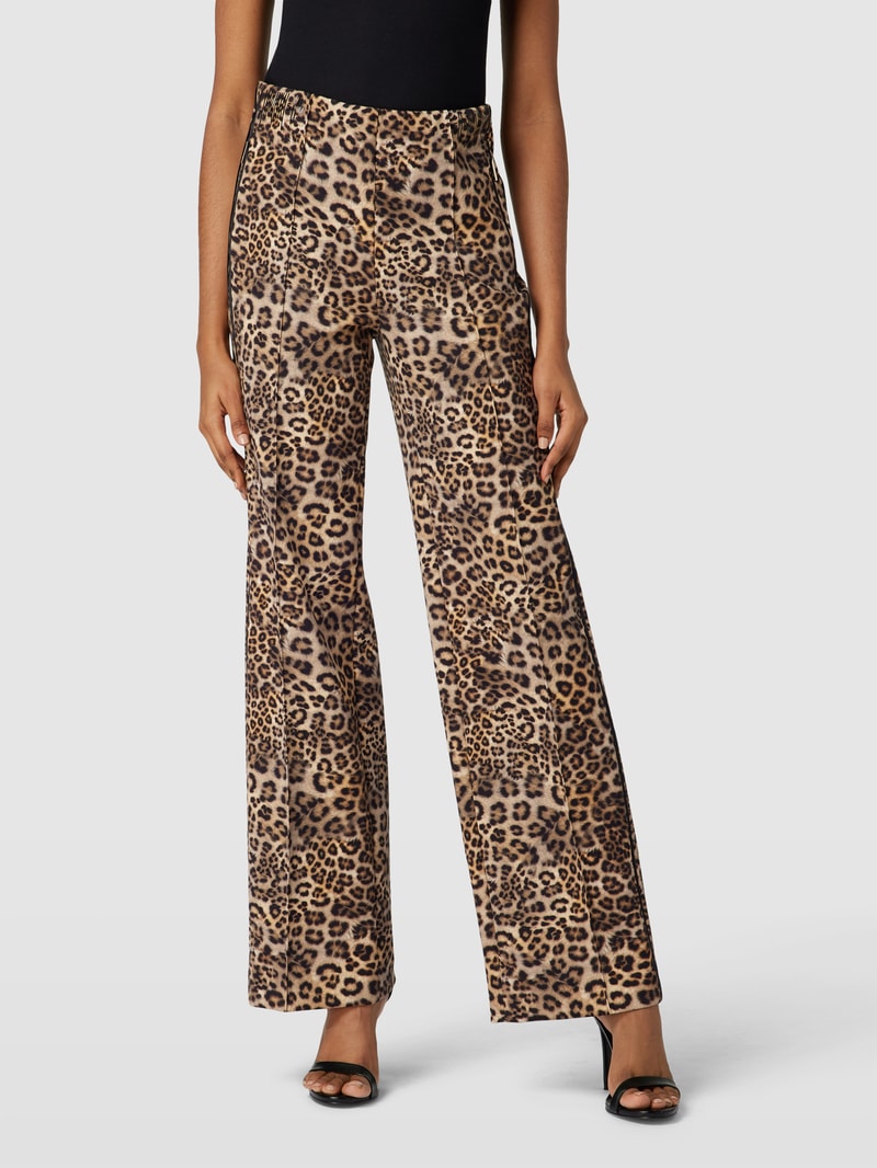 Hose mit Animal-Print - 50 Jahre Jubiläumskapsel in camel