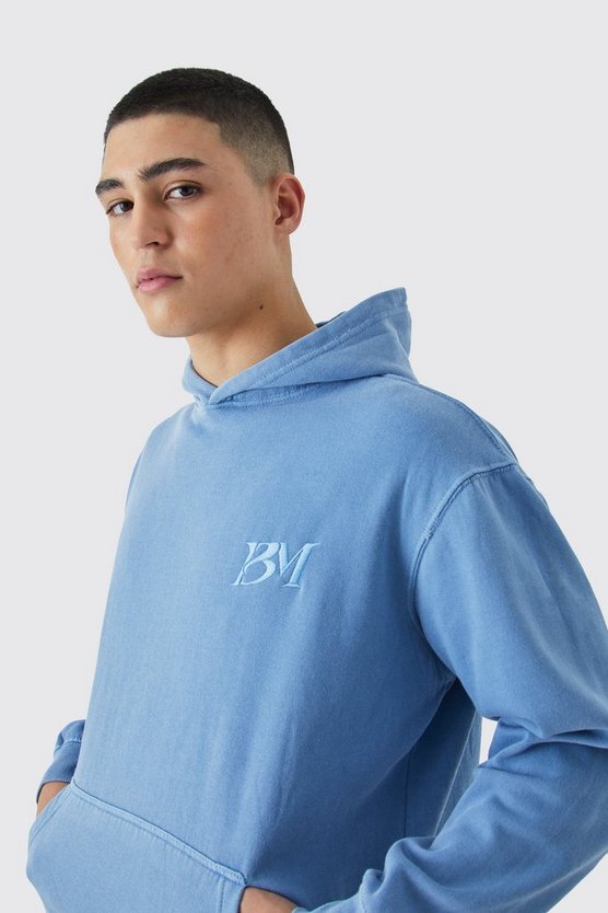 Bestickter Oversize Hoodie