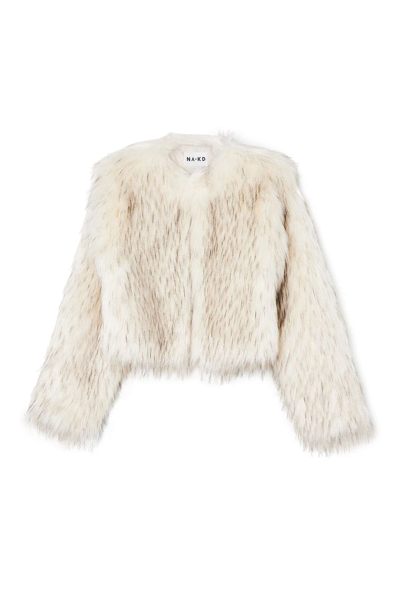 Flauschige kurze Jacke