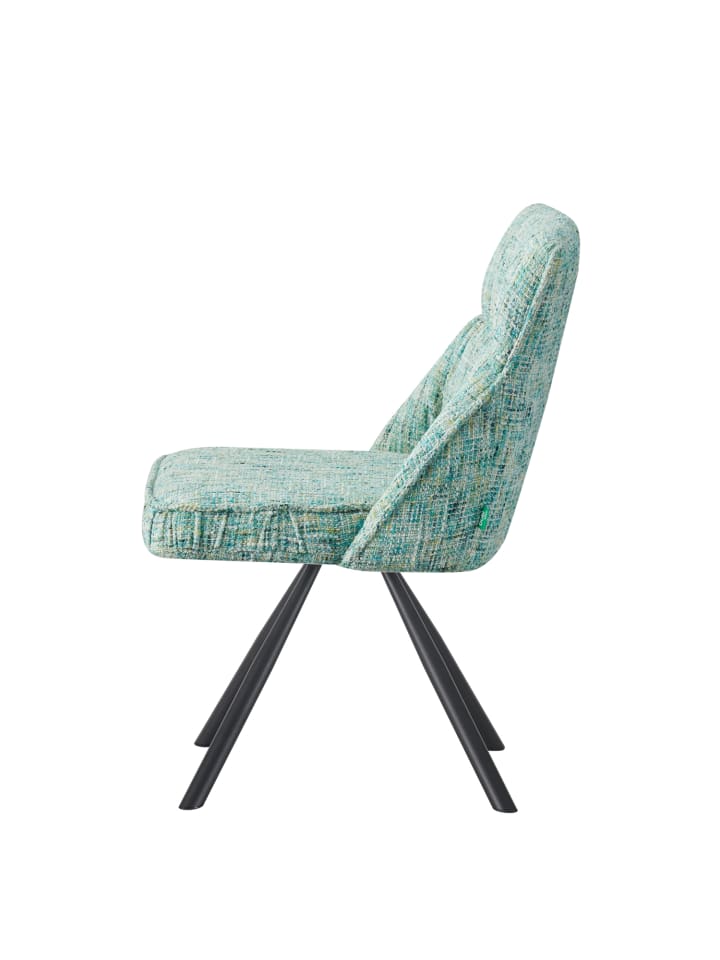 DUBI Möbel 2er-Set: Drehstuhl SERINA  in Türkis - (B)61 x (H)81 x  (T)62 cm günstig kaufen onesize