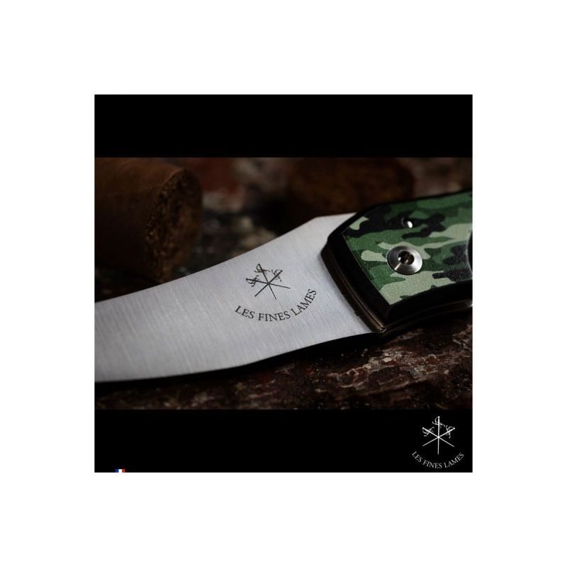 Les Fines Lames Le Petit Camo Woodland Zigarrenschneider