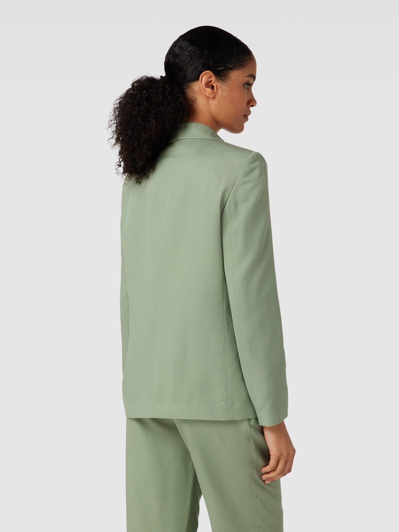 Blazer mit Pattentaschen in schilf