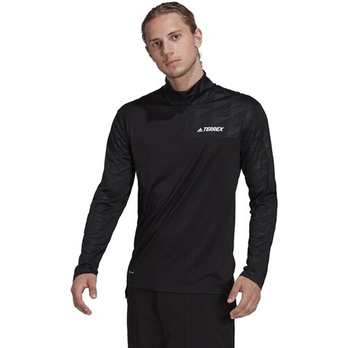 HERREN SHIRT MT HALF ZI LS