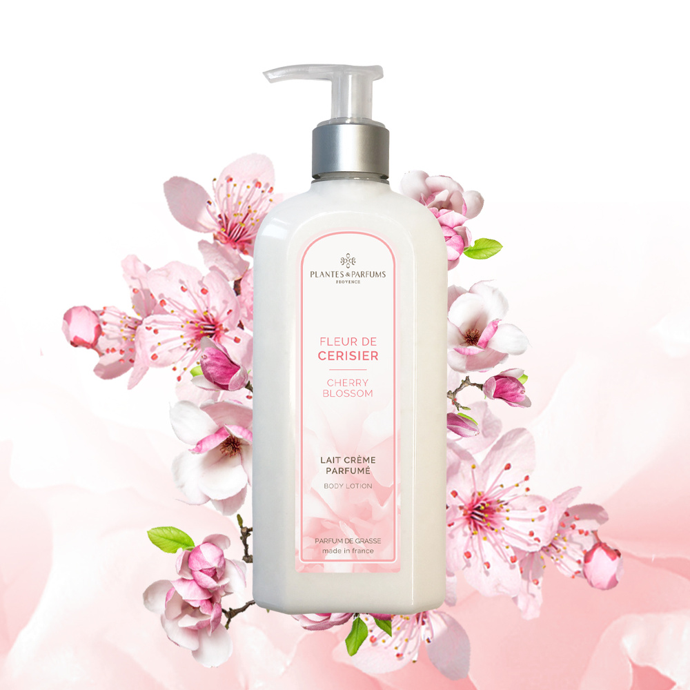 Plantes et Parfums Fleur de Cerisier Lait Crème Parfumé