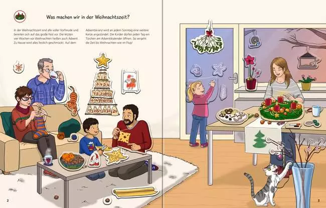 Ravensburger Wieso? Weshalb? Warum? Stickerheft: Weihnachten