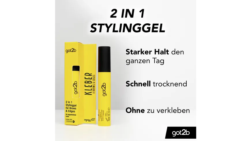 GOT2B 2in1 Stylinggel Kleber Brows & Edges 16 ml