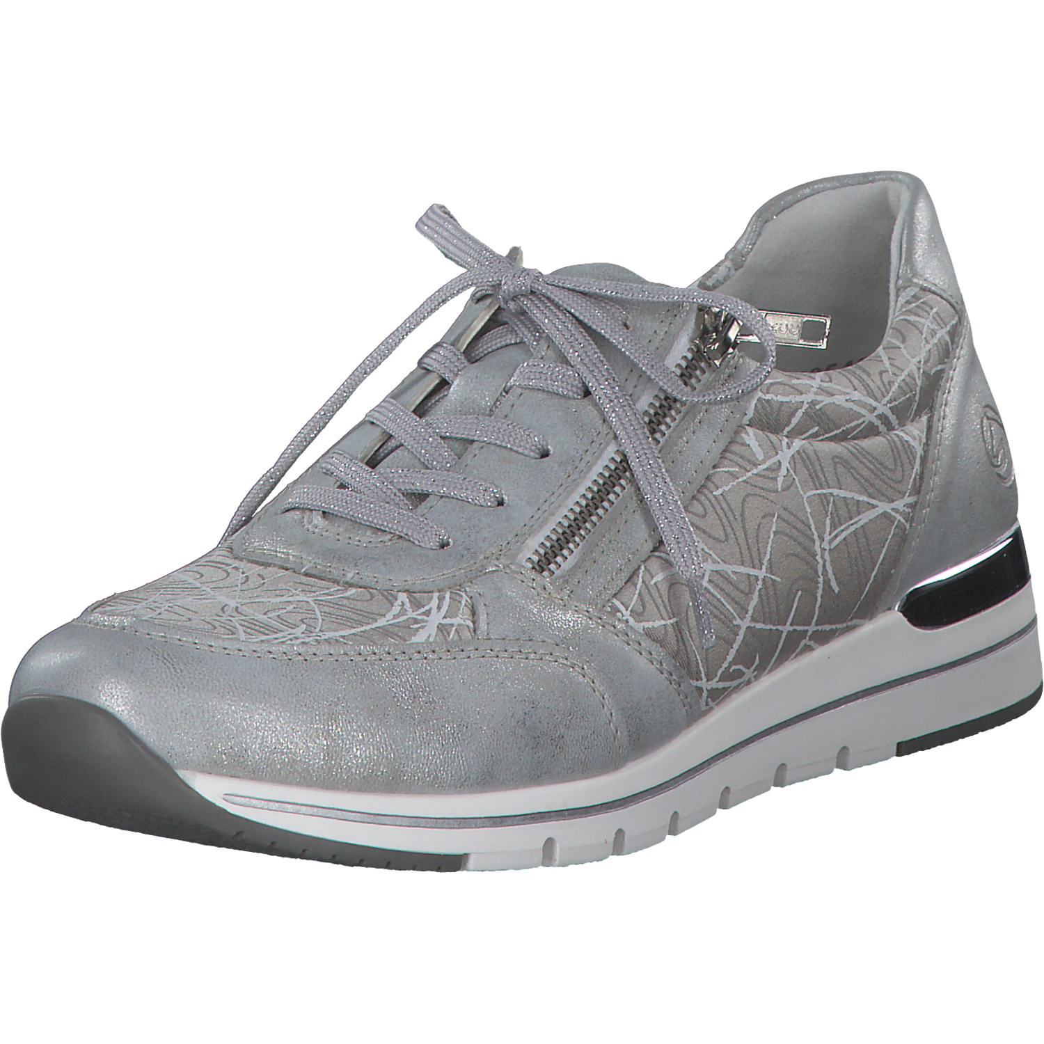 Remonte R6700, Schnürschuhe, Damen, ice/perlcloud/hellgrau-bianco
