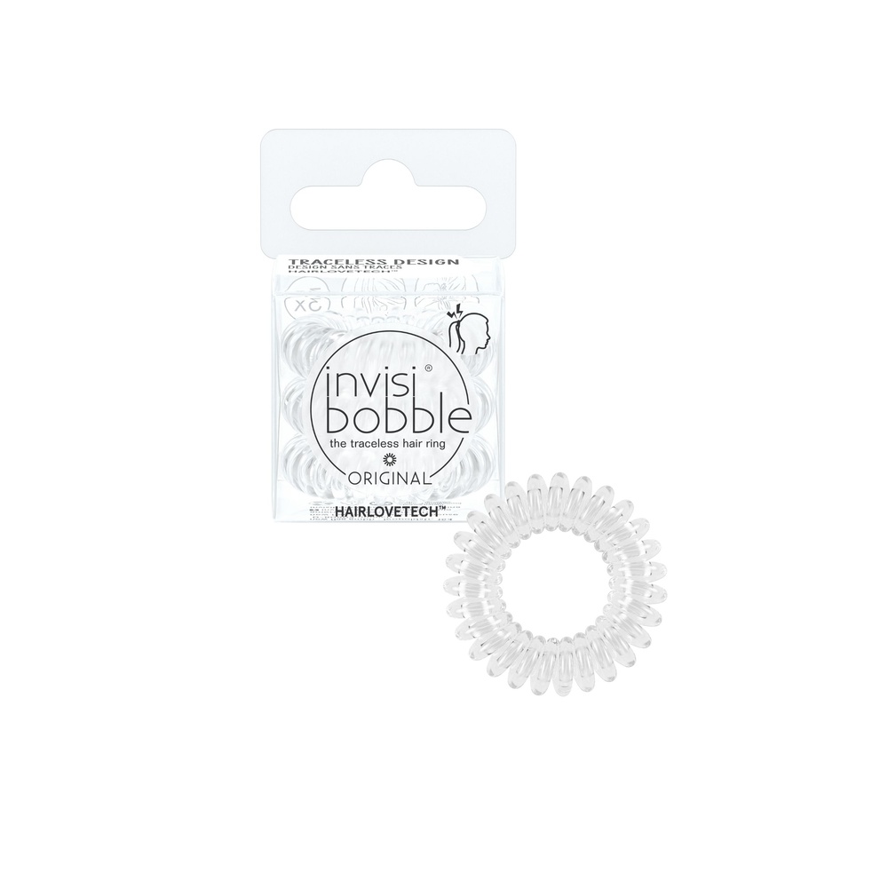 Invisibobble ORIGINAL Crystal Clear Elastique à cheveux