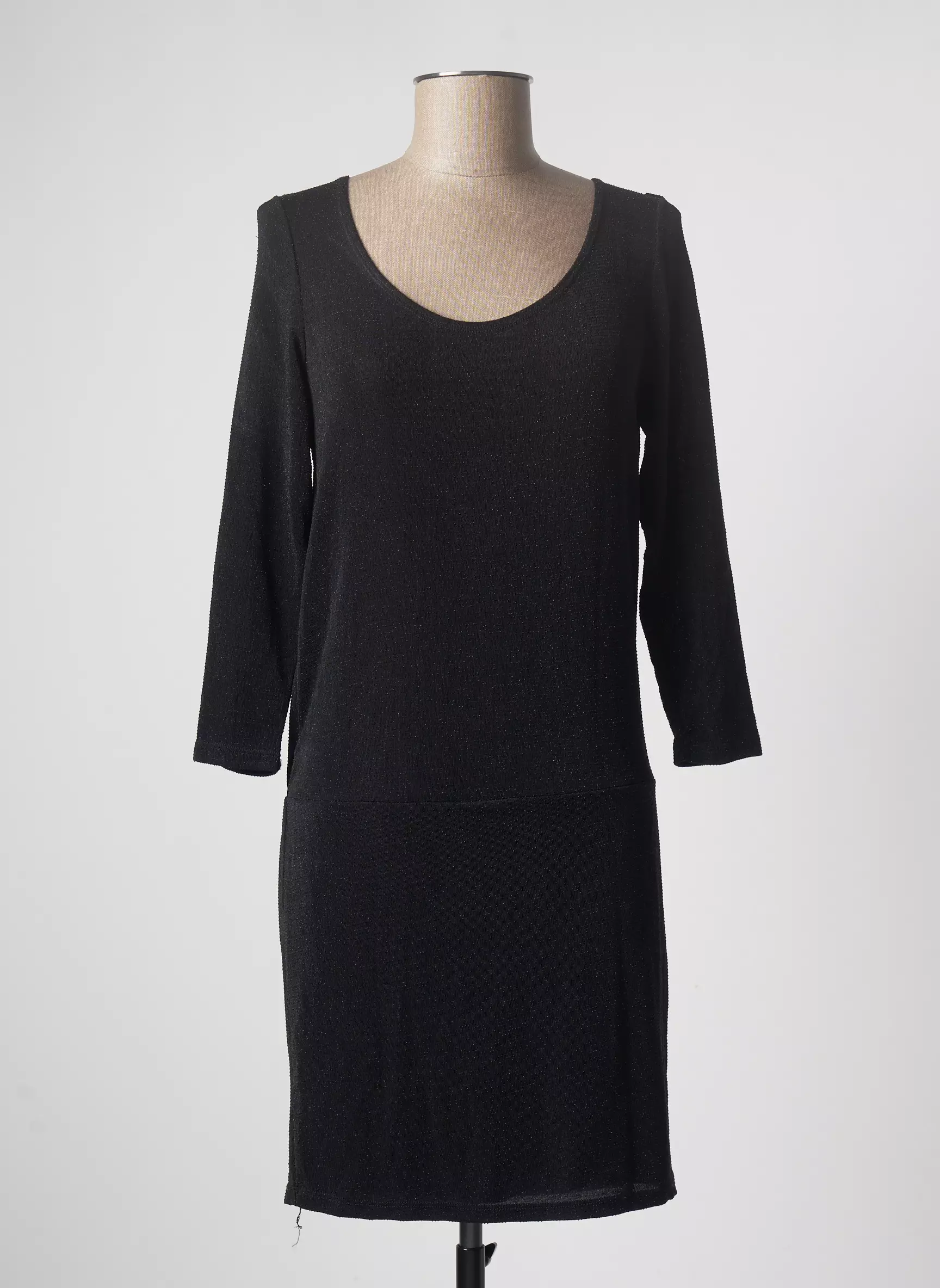 Ema Blue S Robes Mi Longues Femme couleur noir