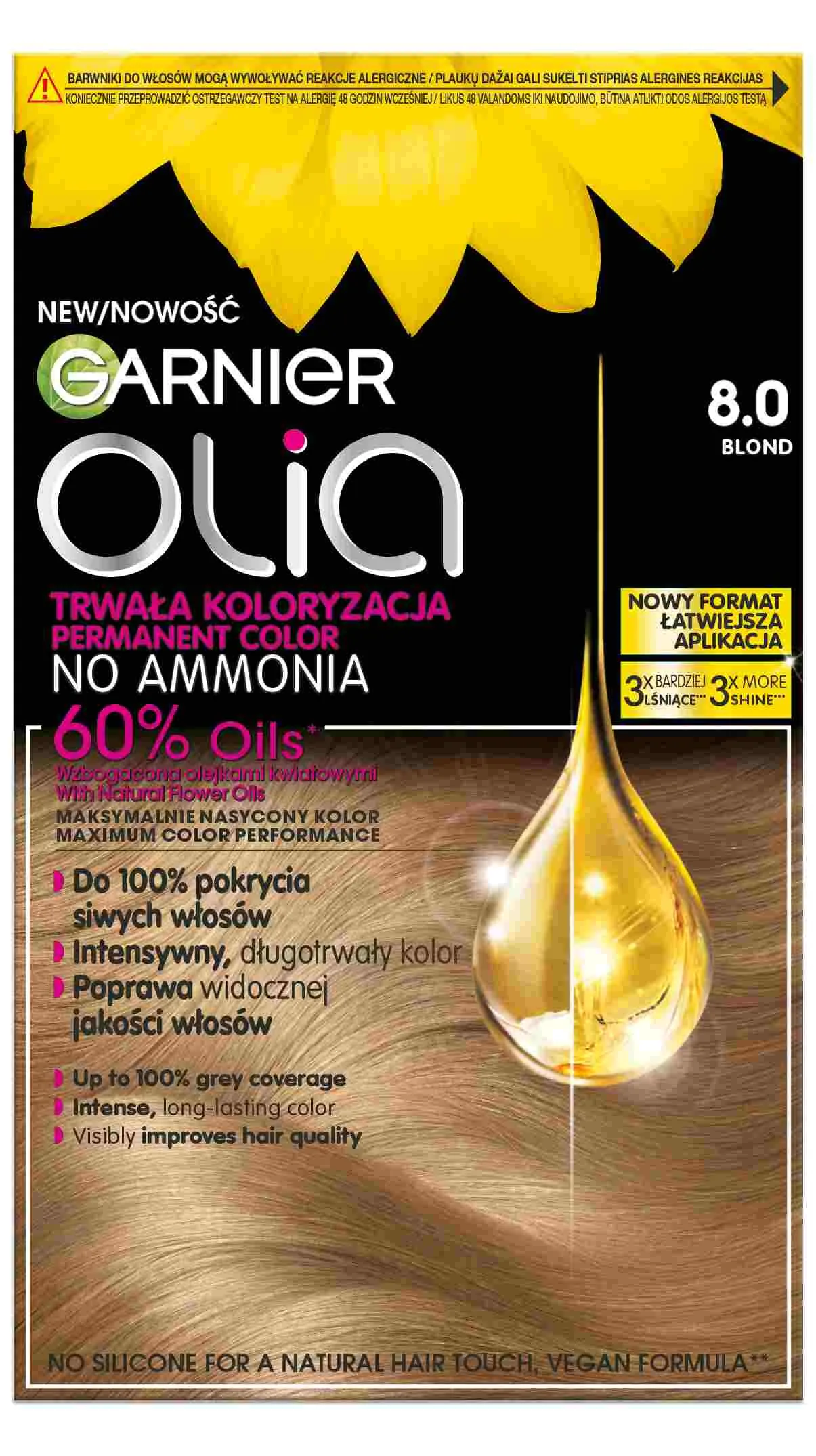 Garnier Olia farba za kosu 8.0 plava