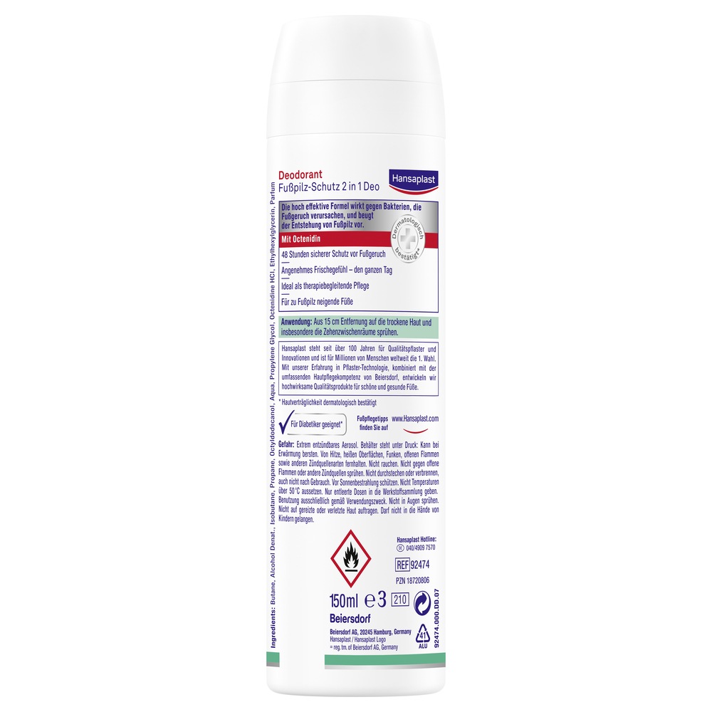 HANSAPLAST Fußpilz 2in1 Deo