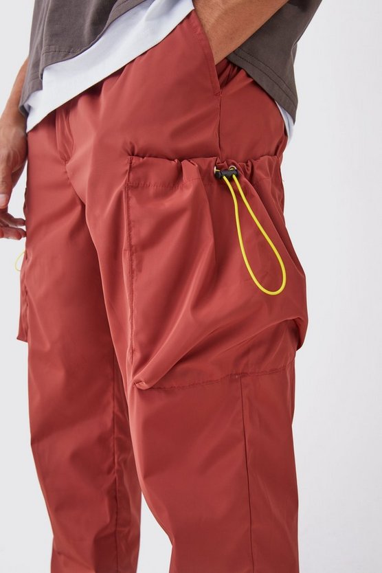 Nylon Cargo-Hose mit geradem Bein